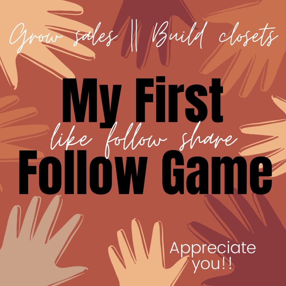 My First Follow Game! Please join the fun!!